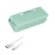 Mini Bag Sealer, USB Charger Potato Chip Bags Heat Sealer Capper, Reseals8042
