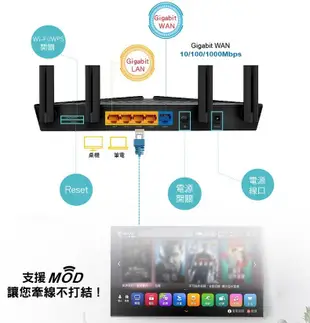 《平價屋3C 》全新 TP-LINK Archer AX10 AX1500 Giga 雙頻 IP分享器 無線寬頻分享器