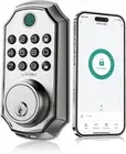 LNDU Smart Fingerprint Door Lock App 5in1 Keyless Door Lock Keypad Deadbolt Lock