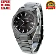 Citizen Attesa CB3045-61E ACT Line Eco-Drive Black Titanium Radio Men Watch NEW