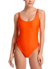 Kobi Halperin Tam Tie Waist Scoop Neck Swimsuit