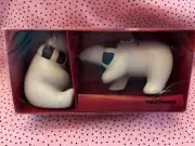 Polar Bears Ceramic Salt and Pepper Shakers by St Nicholas Square New In package