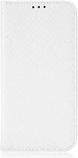 [YBROY] Case for Samsung Galaxy M34 5G, Magnetic Flip Leather Premium Wallet Phone Case, with Card Slot and Folding Stand, Case Cover for Samsung Galaxy M34 5G.(White)