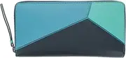[Visconti] Barcelona Collection Ladies Zip Around Purse RFID Blocking BRC98, Bluebell, One Size, Modern