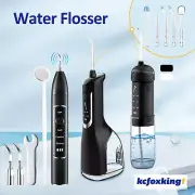 Water Flosser Electric Dental Teeth Cleaner Oral Irrigator Water Jet Tips Pick