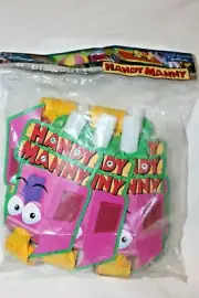 NEW IN PACKAGE DISNEY HANDY MANNY 8- BLOWOUTS PARTY SUPPLIES