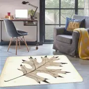 3D Leaf Texture ZHUA2355 Game Non Slip Rug Mat Photo Carpet Zoe