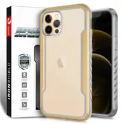Zuslab iPhone 12 / iPhone 12 Pro Case Iron Shield Gold