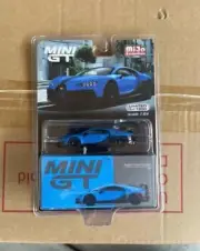 Mini GT 1:64 Bugatti Chiron Pur Sport Blue Diecast Model MGT00379