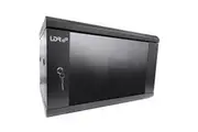 LDR Assembled 6U Wall Mount Cabinet 600mm x 450mm Glass Door (WB-SS64060NB)
