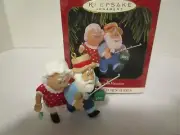 Hallmark ~ The Clauses on Vacation ~ Series #1 Keepsake Ornament 1997 NEW