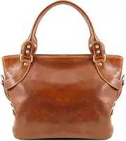 [Tuscany Leather] Ilenia - Leather Shoulder Bag - TL140899 (Honey)