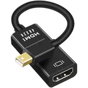Mini Display Port DP To HDMI Adapter 4K/60Hz 1080p For PC/Monitors/Laptops/MacBook Pro/Air - Black