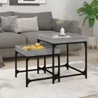 VERFARM Nesting Table Set End Tables, Modern Minimalist Coffee Table, Stack