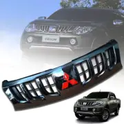 GLOSS BLACK FRONT GRILLE GRILL FIT MITSUBISHI TRITON L200 MQ 2015-2018 (for: Mitsubishi)