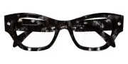 Alexander McQueen AM0429O Eyeglasses Women Havana 52mm New 100% Authentic