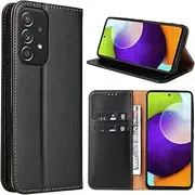 [GoshukunTech] Case for Samsung Galaxy A53 5G,for Samsung Galaxy A53 5G Wallet Case[6.5 inch] Magnetic Wallet Case Leather Flip Folio Cover with Card Slots for Samsung Galaxy A53 5G-Black