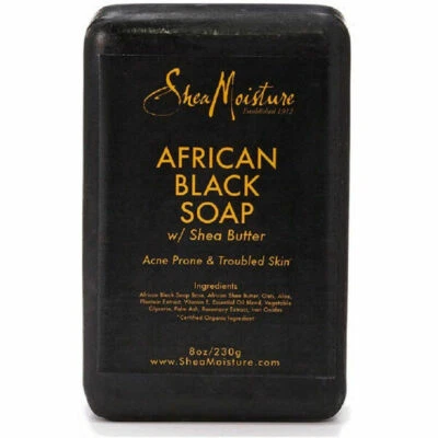 SHEA MOISTURE~~AFRICAN BLACK SOAP~~WITH SHEA BUTTER SOAP~~SEVERELY DRY SKIN 8 OZ