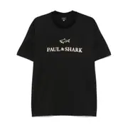 [Paul & Shark] Paul & Shark Logo-print T-shirt L BLACK