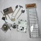 10 piece Set Floral Garden Picket fence garden tools Flag Water can birds house