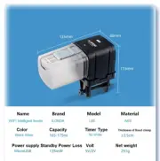 Ilonda Wifi Fish Feeder Organ Smart Control Aquarium Tank Automatic Feeding Devi