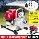 1.6HP Petrol Water Transfer Pump Fire 4-Stroke Fighting Motor Engine Transfer AU