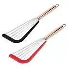 Stainless Steel Fish Spatula with Silicone Kitchen Slotted Spatula Turner