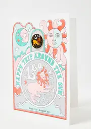 [Yellow Owl Workshop] Leo Lapel Pin Card