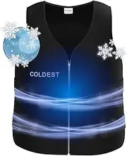 [The Coldest Water] Coldest Cooling Vest, Reusable Ice packs Vest Jacket for Hot Weather, Ice Vest for Men & Women for Cycling, Running, Athletes
