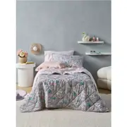 Linen House Kids Cotton Lottie 225TC Quilted Coverlet Home Bedding Sleep Set Double