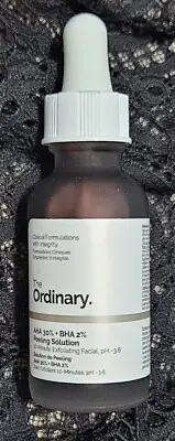 The Ordinary Chemical Peeling Solution - AHA 30% BHA 2% 10 Min Exfoliating 1 oz