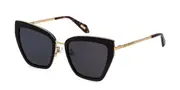 Just Cavalli SJC092 0700 Men's Sunglasses Black Size 53