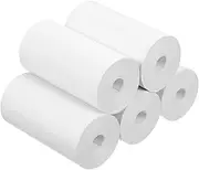 KICHOUSE 5 Pack Thermal Instant Refill Thermal Paper Roll Mini Printer Sticker Paper
