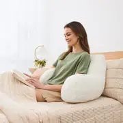 Back Rest Pillow - White