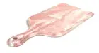 Pink White Marble Finish Small Ceramic Cutting Board Cheese Fruit Serving Tray