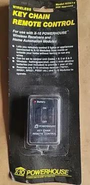 X-10 PowerHouse Home Automation - 2 UNIT KEYCHAIN REMOTE CONTROL KC674