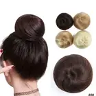 Blonde Hair Accessories Ball Head Wig Bun Hair Chignon Donut Roller Hairpiece