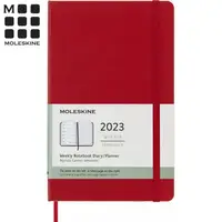 在飛比找蝦皮商城優惠-MOLESKINE 2023週記手帳12M硬殼L紅【金石堂】