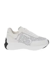 mesh-panel chunky-sole sneakers 37.5,38.5,38,39,40.5,41 White