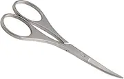 MERRYHAPY 1pc Safety Stainless Steel Nose Hair Scissors Eyebrow Trimmer Precision Blades Rounded Tips for Safe Trimming Design for Personal Grooming