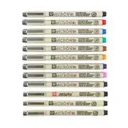 Sakura Pigma Micron 01 Colour Drawing Pen & Brush Art Set Japan | 12 Pens