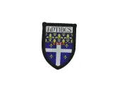 Patch printed embroidery travel souvenir shield crest city france flag antibes