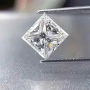 IGI CERTIFIED LAB GROWN CVD DIAMOND 1.93 CT PRINCESS CUT D COLOR IF CLARITY-W5