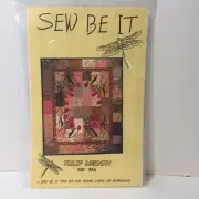 Tulip Wreath Applique Quilt Pattern 44" x 54" Sew Be It