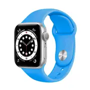 Silicone Sports Band For Apple Watch Series 4-7/SE 38mm 44mm Blue