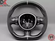 Aston Martin DB11 Vantage DBS Alcantara Gray Ring Gloss Carbon Steering Wheel v4