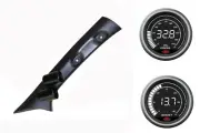 SAAS pillar pod oil pressure boost gauges for Nissan Navara D23 NP300