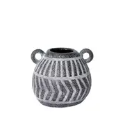 [James Lane] Lynx Vase Black - 18cm