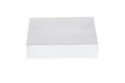 My Decorations 50 Pack Of White Card Box Clear Slide On Lid 30 X 20 8Cm Large Beauty Product Gift Giving Hamper Tray Merch Fashion Cake Sweets Xmas Gi