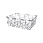 Flexi Storage Home Solutions Black 2 Runner Wire Basket
